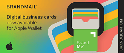 BrandMail launches digital business cards for Apple Wallet